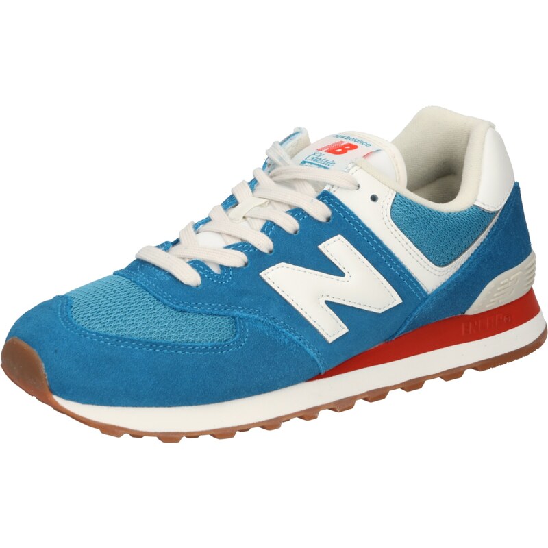 New balance ml574 gris azul rojo best sale