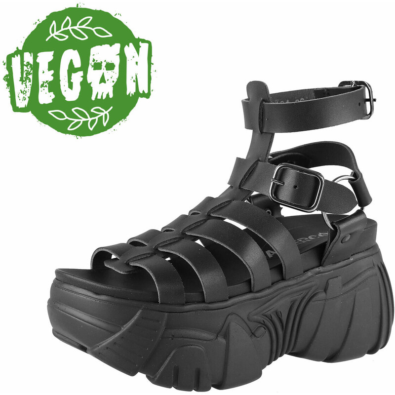 Zapatos para mujer (sandalias) ALTERCORE - Pompeii Vegan - Negro - ALT072