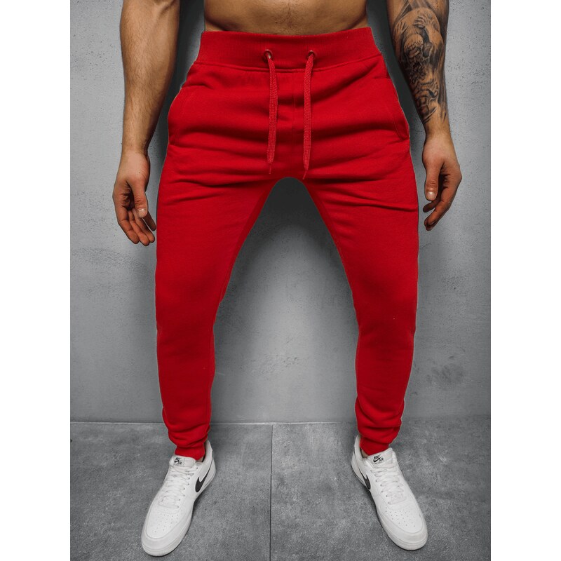 Hombre Pantalón de chándal Logo rojo