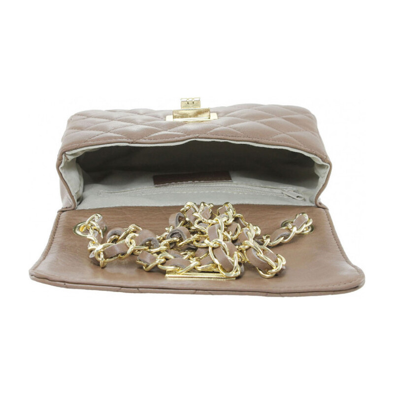 Glara Italian leather clutch bag Elena