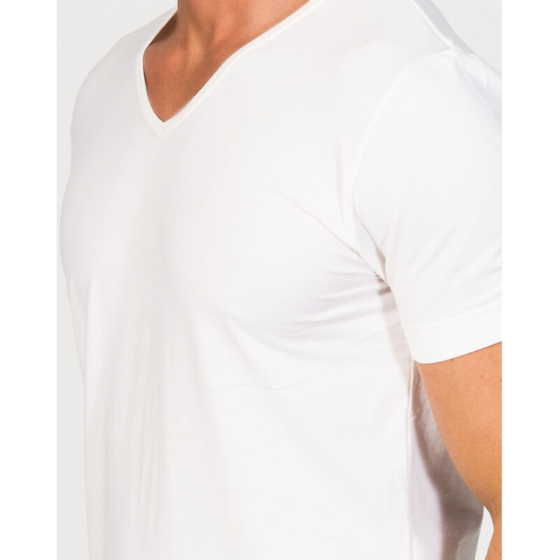 Zd - Zero Defects Camiseta interior Camiseta de manga corta y cuello pico hilo de soja
