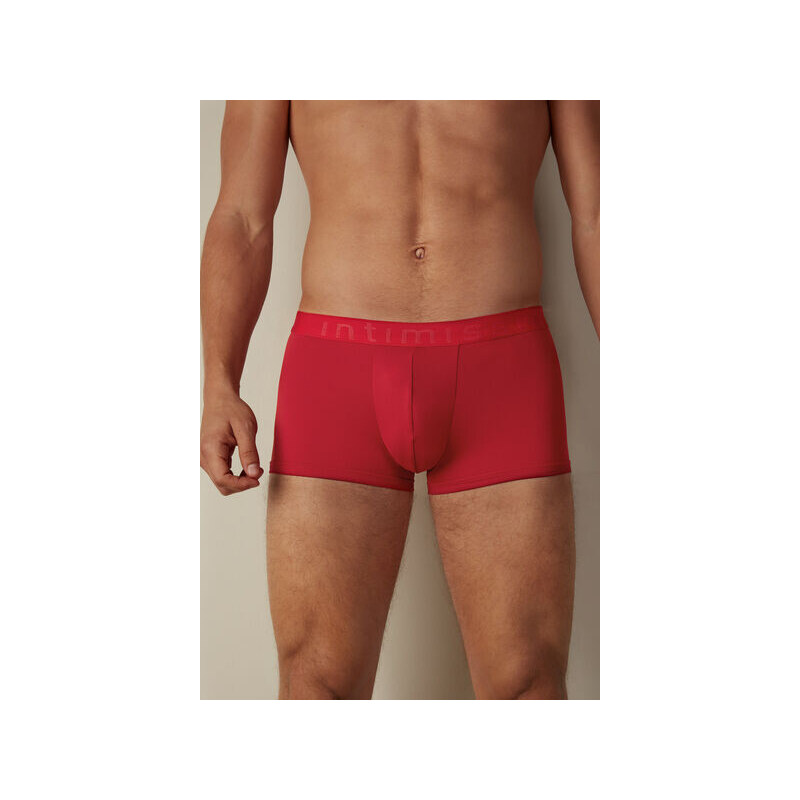 Intimissimi Boxer de Microfibra con Logotipo Hombre Rojo Tama o 3