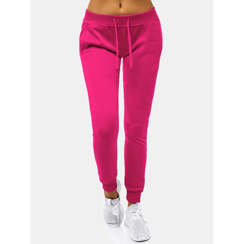 Pantalón de chándal para mujer rosa OZONEE JS/CK01