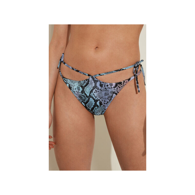 Bikini brasileño pernera online alta