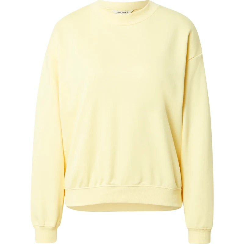 Monki Sudadera 'Nana' amarillo pastel 