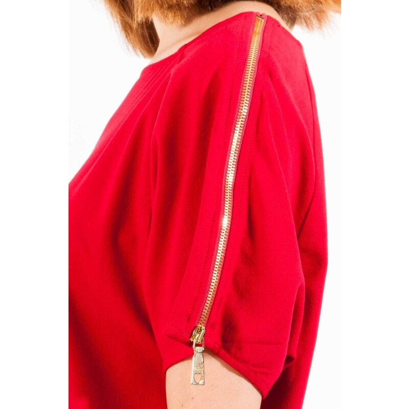 Vestido Corto Mujer Rojo Love Moschino