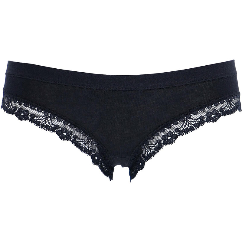 Glara Comfortable cotton panties with lace 2 pcs