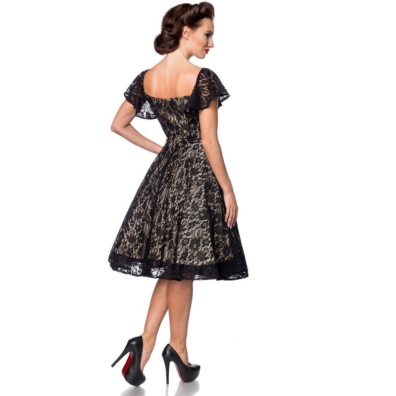 Glara Luxury formal lace dress