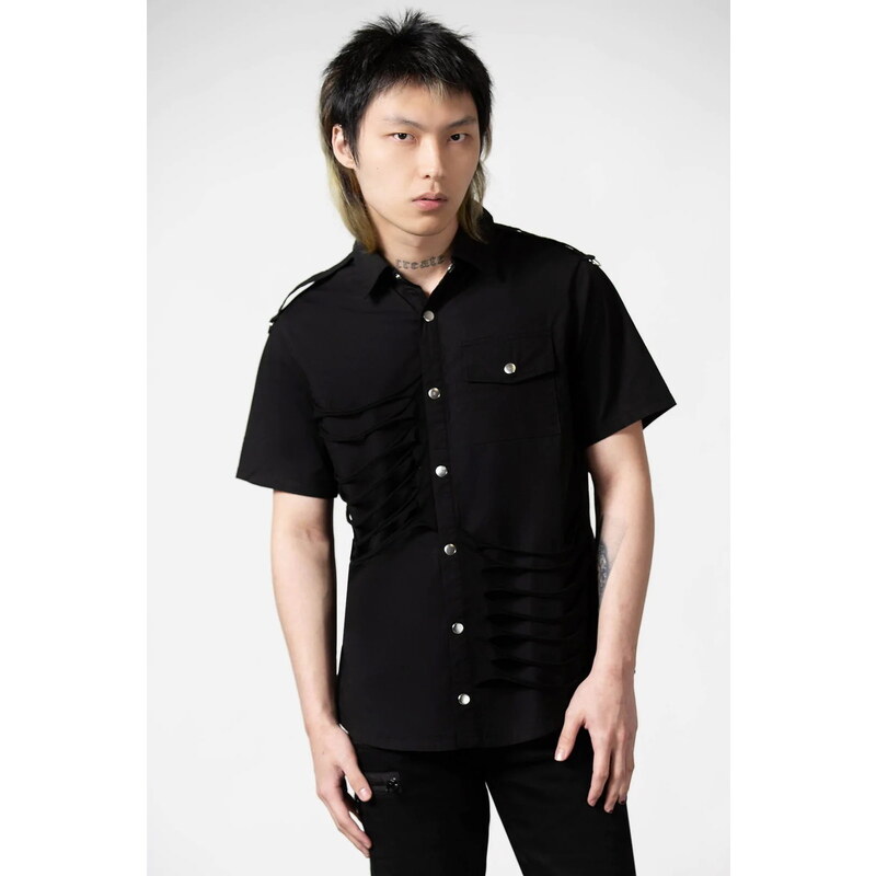 Camisa para hombre KILLSTAR - Shayde Button-Up - Black - KSRA005299