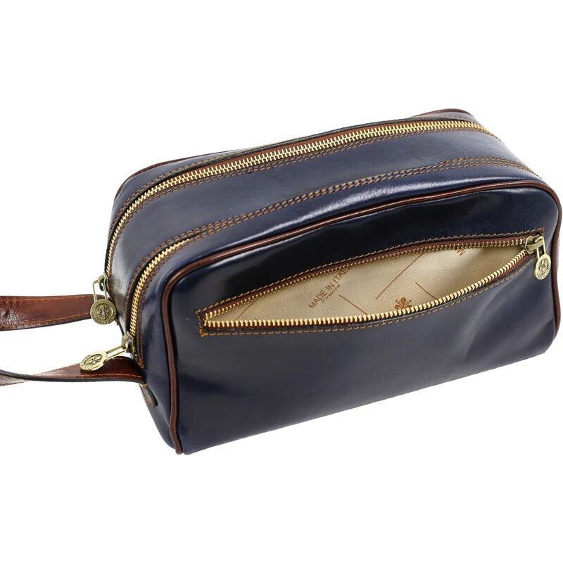 Glara Cosmetic bag made of luxury leather