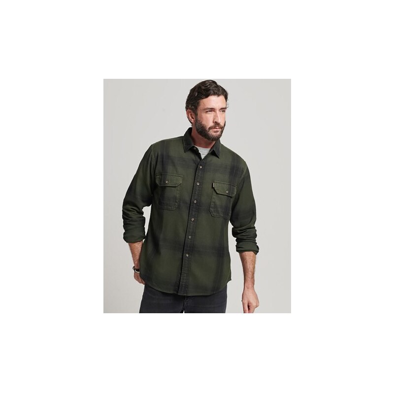 SUPERDRY Vintage Check Flannel Shirt - Camisa