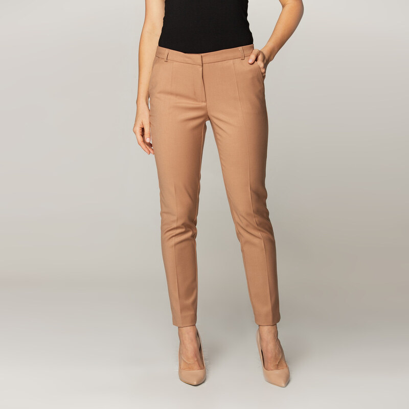 Pantalon color cafe discount claro