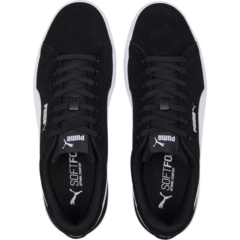 PUMA Zapatillas deportivas bajas 'Smash 3.0' negro / blanco