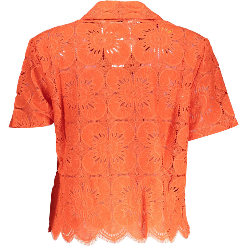 Camiseta Manga Corta Mujer Desigual Naranja