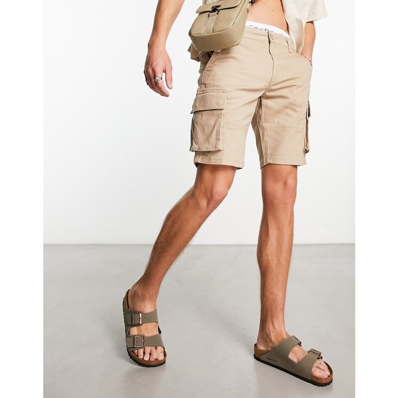 Pantalones cortos cargo color tostado de Only & Sons-Brown