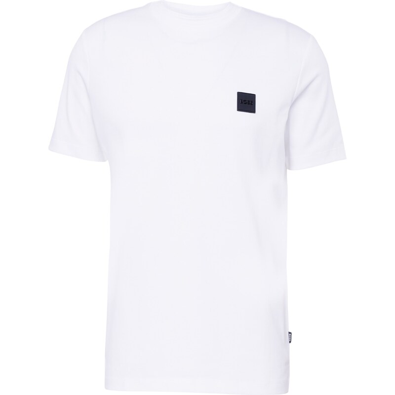 BOSS Black Camiseta 'Tiburt' negro / blanco