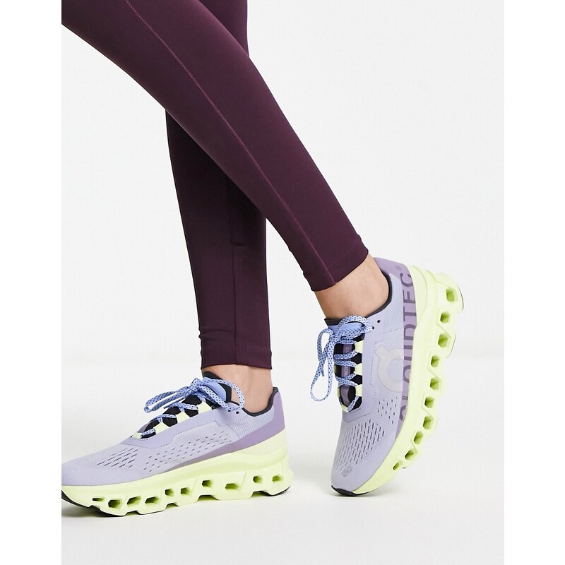 Zapatillas de deporte azules y verdes Cloudmonster de On Running-Gris