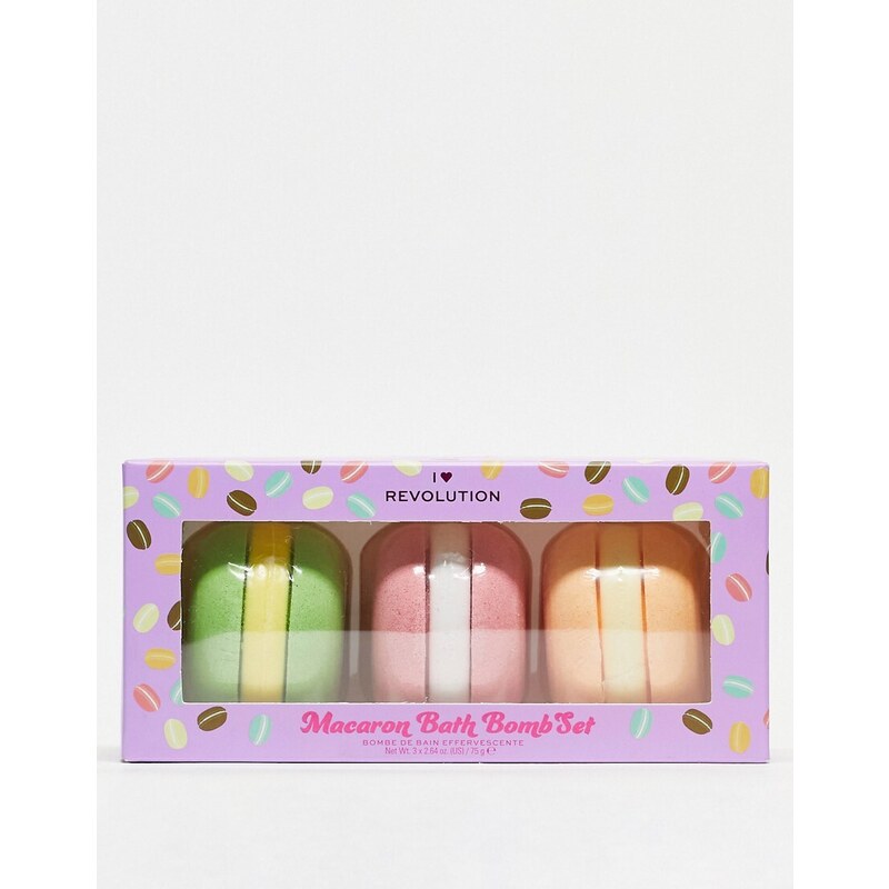 Trío de burbujas de baño Macaron de I Heart Revolution-Multicolor