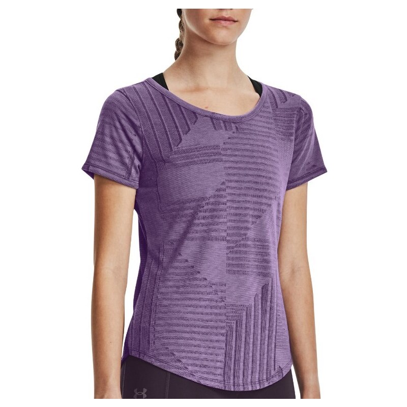 Camiseta Under Armour Streaker Deco Diamond SS-PPL 1376814-571