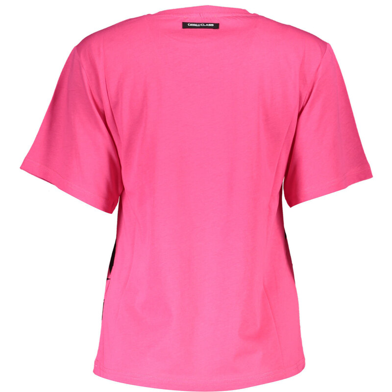 Cavalli Class Camiseta Manga Corta Mujer Rosa