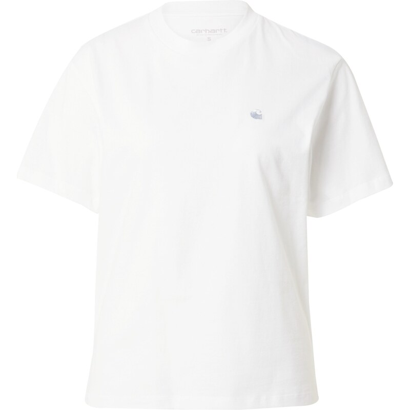 Carhartt WIP Camiseta 'Casey' gris plateado / blanco