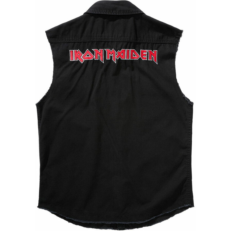 Camisa para hombre sin mangas Iron Maiden - The Number of the Beast - Clásico - BRANDIT - 61043-black