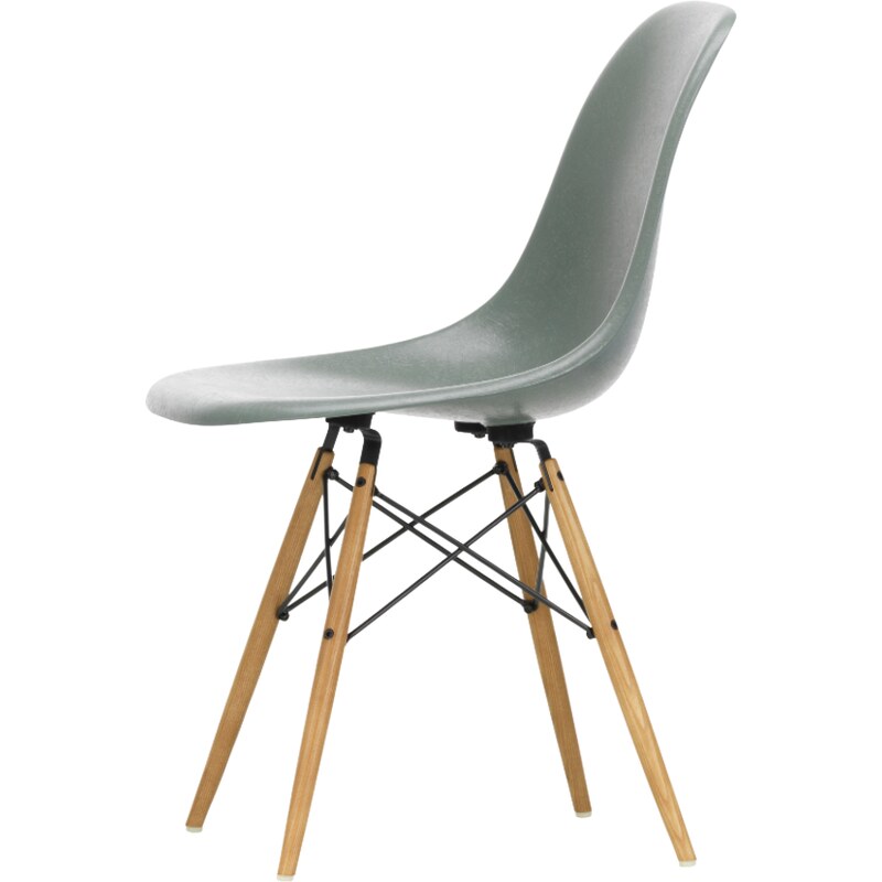 Vitra Eames Fiberglass Side Chair Dsw - Blue - Decoración