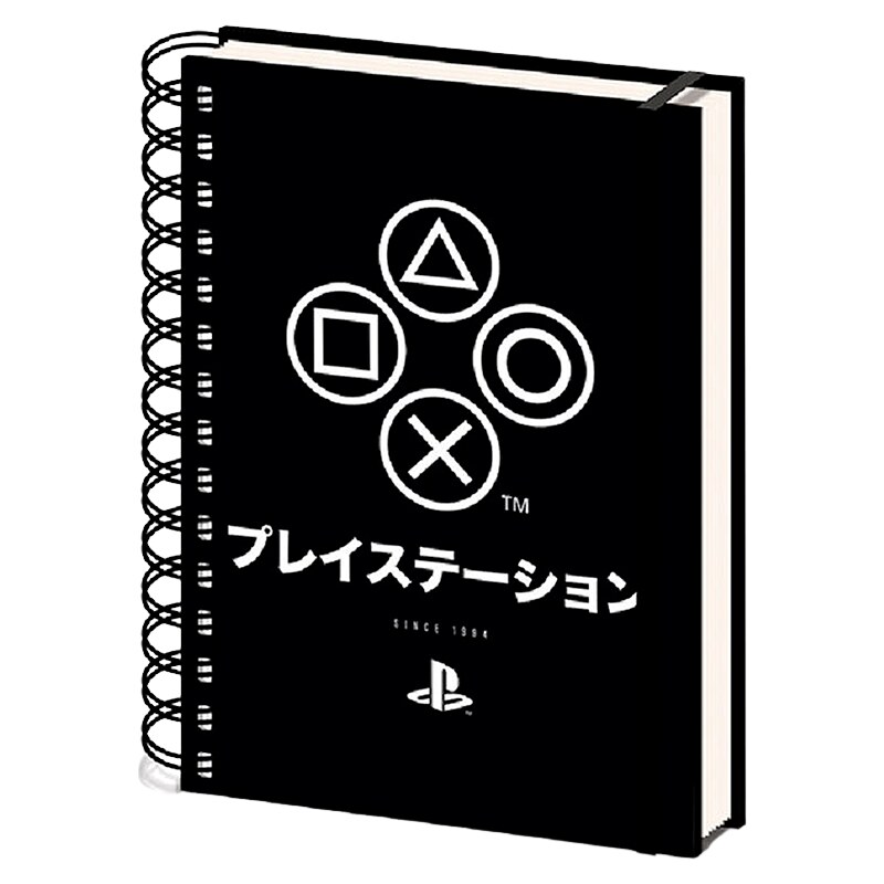 Cuaderno A5 Con Espiral PlayStation Onyx - Accesorios