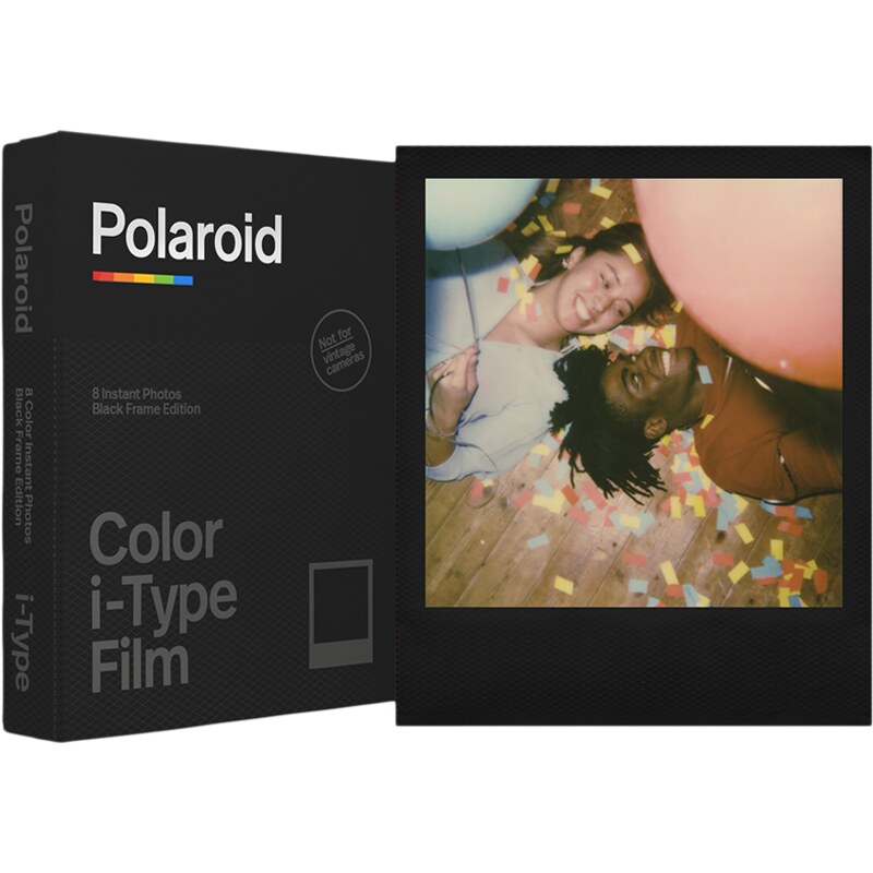 Polaroid Película Color I-Type Marco Negro - Accesorios Fotogr.