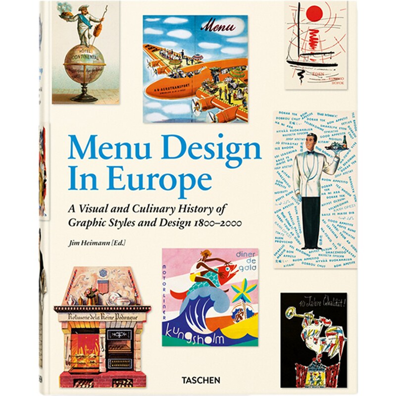 Taschen Menu Design In Europe - Libros