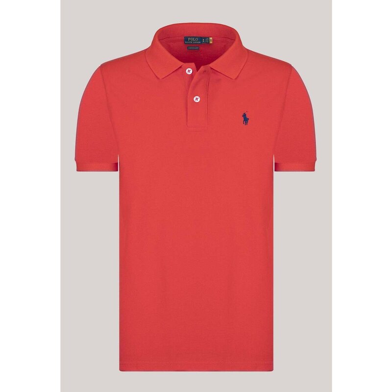 Ralph Lauren Tops y Camisetas - Polo Homme Slim Fit Rouge