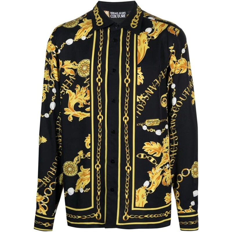 Camisa manga larga versace hot sale