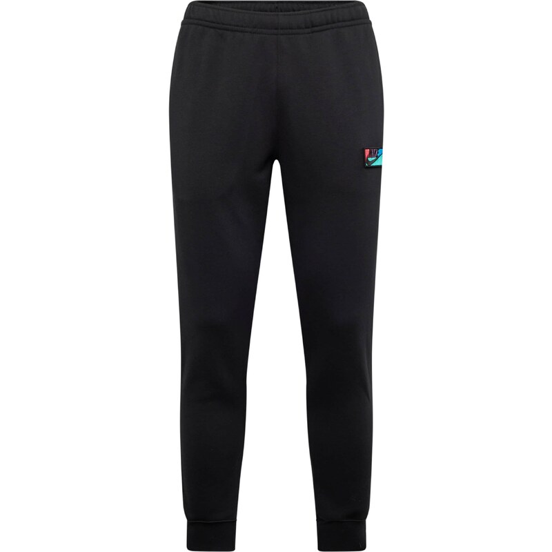 Nike Sportswear Pantalón 'CLUB' azul claro / jade / rojo claro / negro