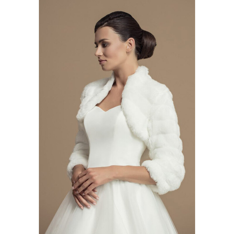 Glara Luxury bolero over wedding dress
