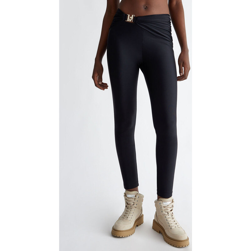 EA7 6RTP67 TJQNZ Pantalones Leggins Mujer Negro