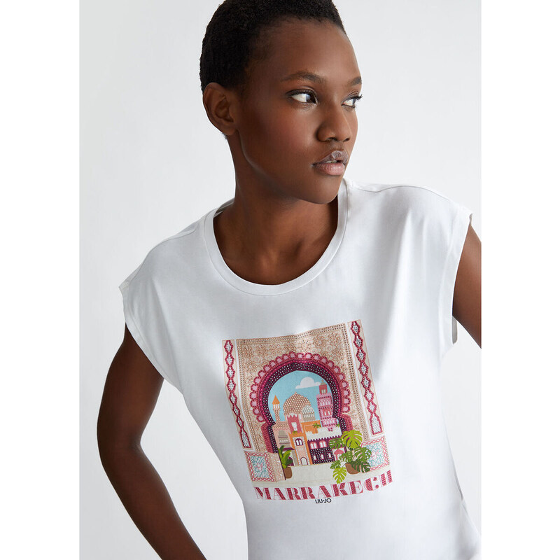 Liu Jo Tops y Camisetas Camiseta con estampado Marrakech