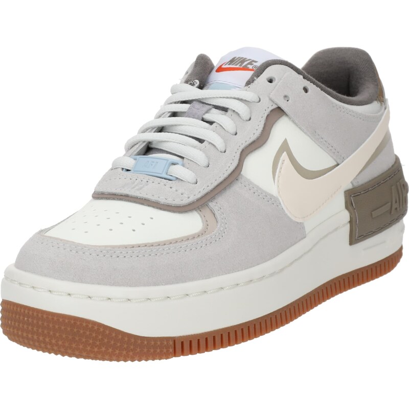 Nike Sportswear Zapatillas deportivas bajas 'Air Force 1 Shadow' beige claro / gris / verde / blanco