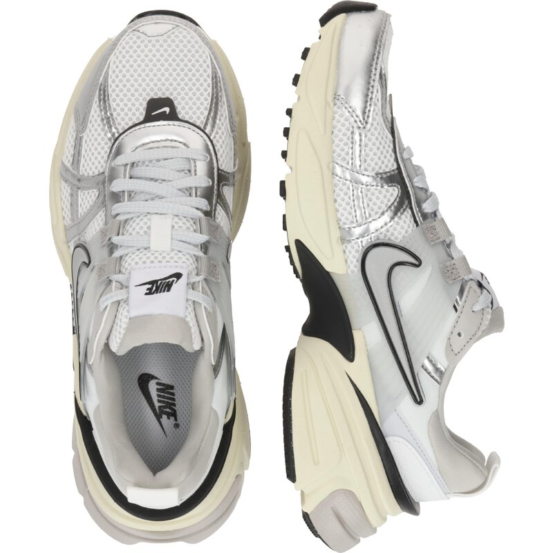 Nike Sportswear Zapatillas deportivas bajas 'V2K' negro / plata / blanco