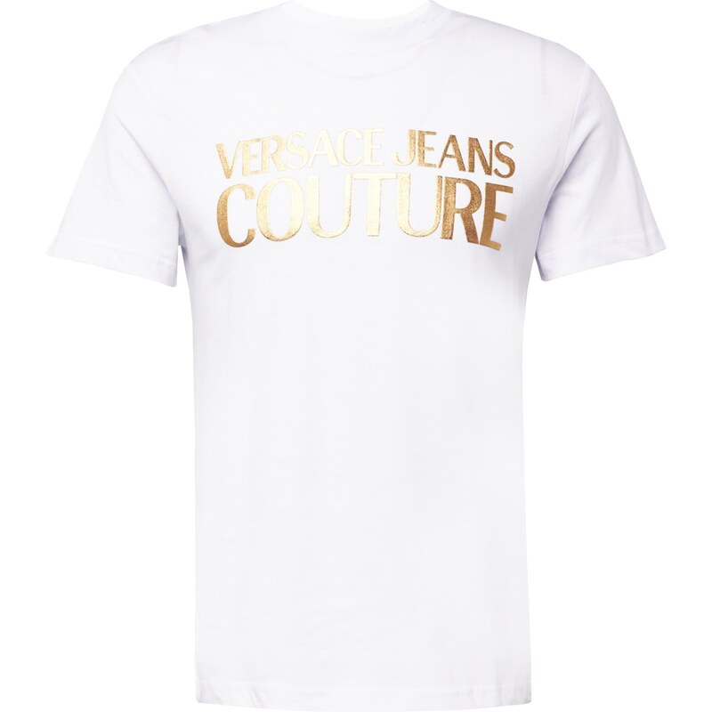 Versace Jeans Couture Camiseta oro / blanco