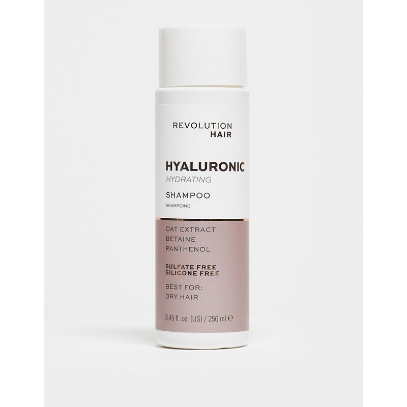 Champú hidratante con ácido hialurónico para cabello seco de 250 ml de Revolution Haircare-Sin color