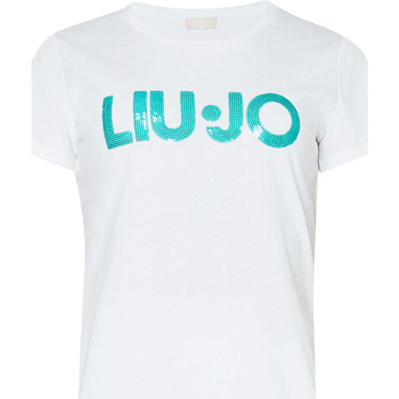Liu Jo Tops y Camisetas Camiseta con logotipo y lentejuelas