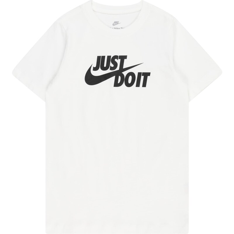 Nike Sportswear Camiseta 'JDI SWOOSH 2' negro / blanco