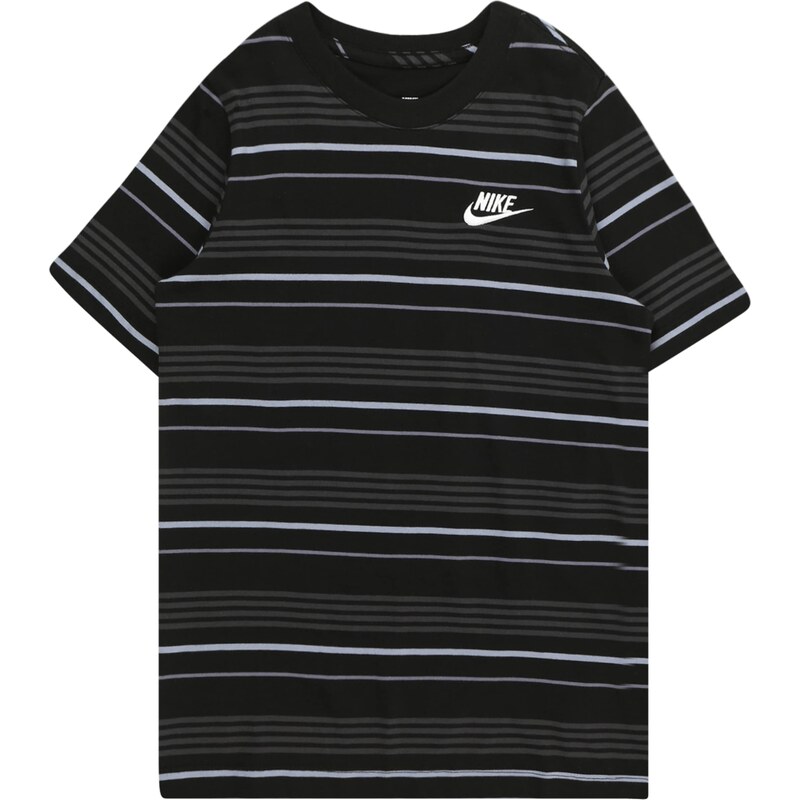 Nike Sportswear Camiseta 'CLUB' gris oscuro / negro / offwhite