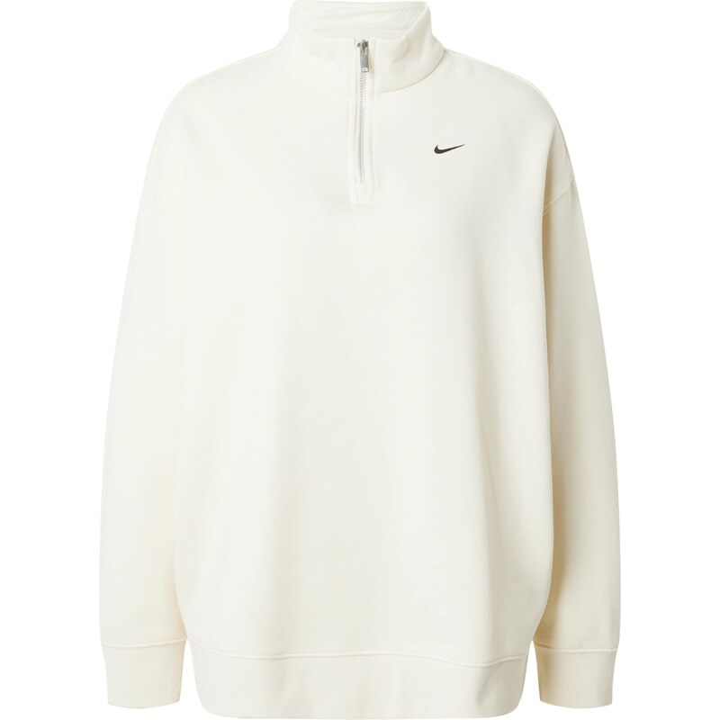 Nike Sportswear Sudadera negro / blanco lana