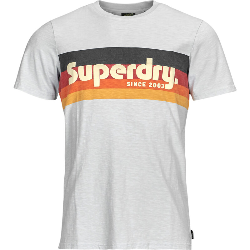Superdry Camiseta CALI STRIPED LOGO T SHIRT