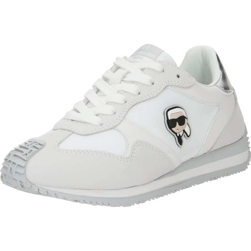 Karl Lagerfeld Zapatillas deportivas bajas gris / blanco