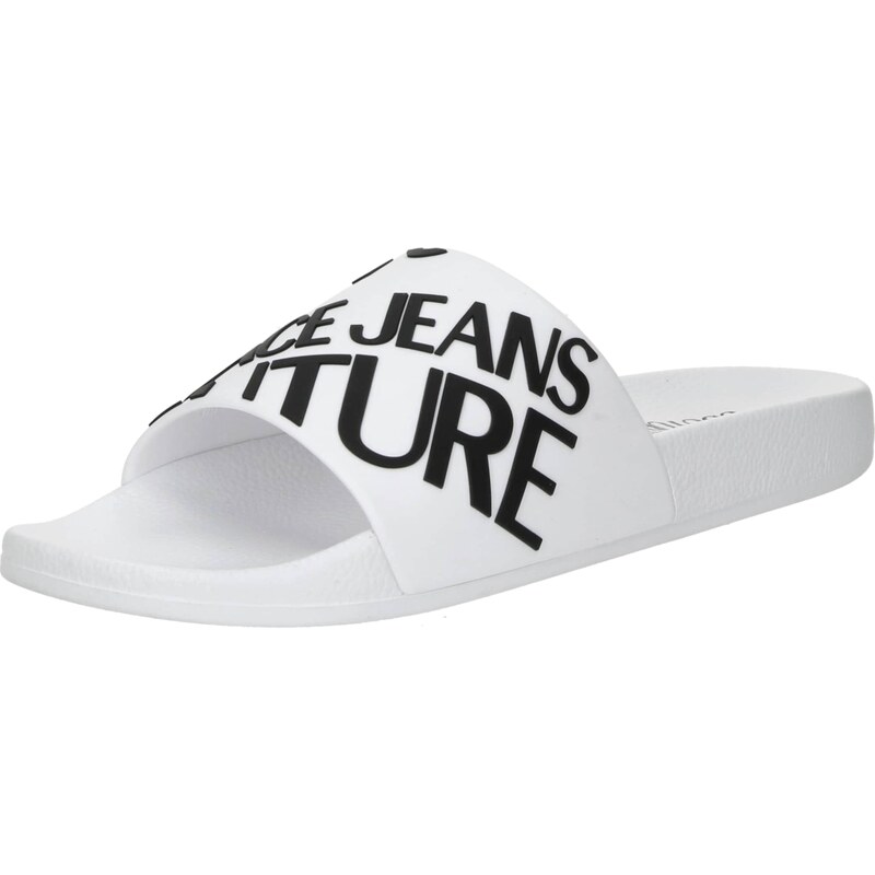 Versace Jeans Couture Zapatos abiertos negro / blanco
