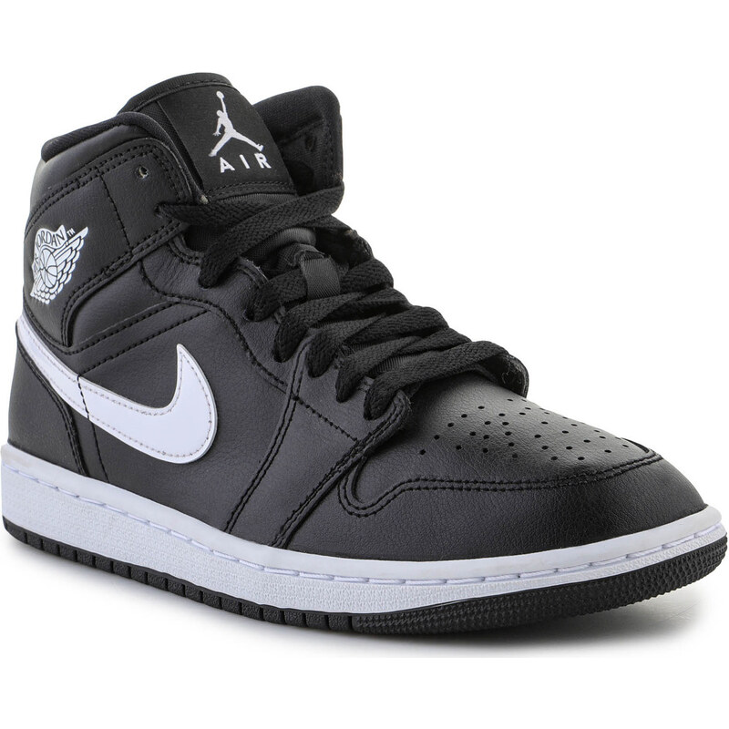Nike Zapatillas de baloncesto Air Jordan 1 Mid Wmns "Black White" DV0991-001