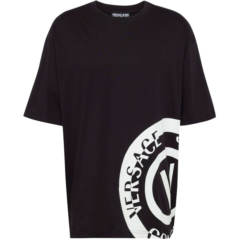 Versace Jeans Couture Camiseta negro / blanco