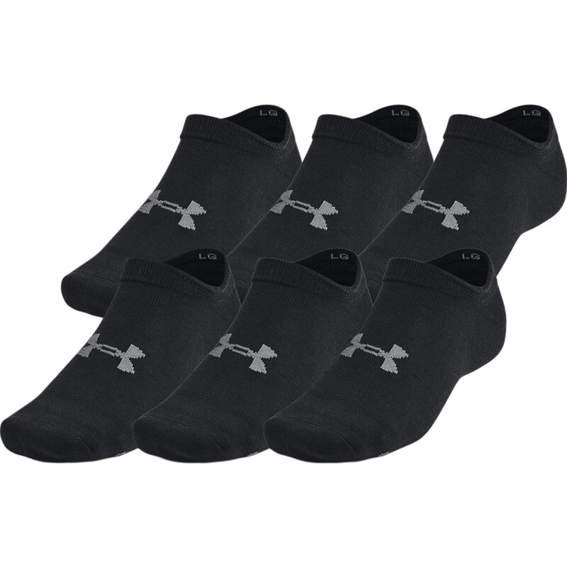 Calcetines Under Armour Essential 6-Pack No-Show Socks 1382611-001 Talla M